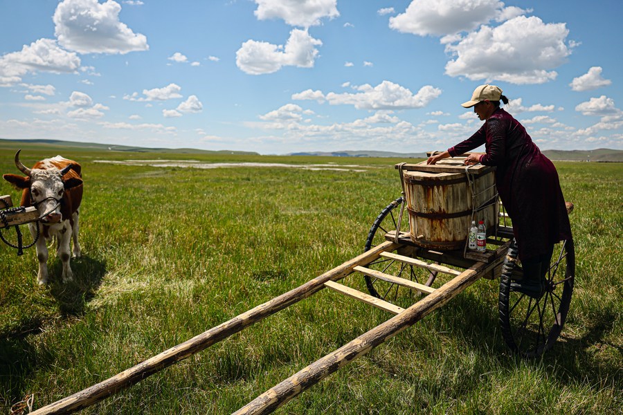 Chine : paysage de Hulun Buir en Mongolie intérieure