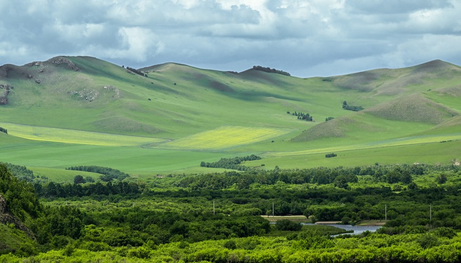 Chine : paysage de Hulun Buir en Mongolie intérieure