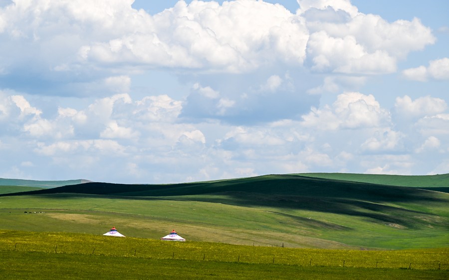 Chine : paysage de Hulun Buir en Mongolie intérieure