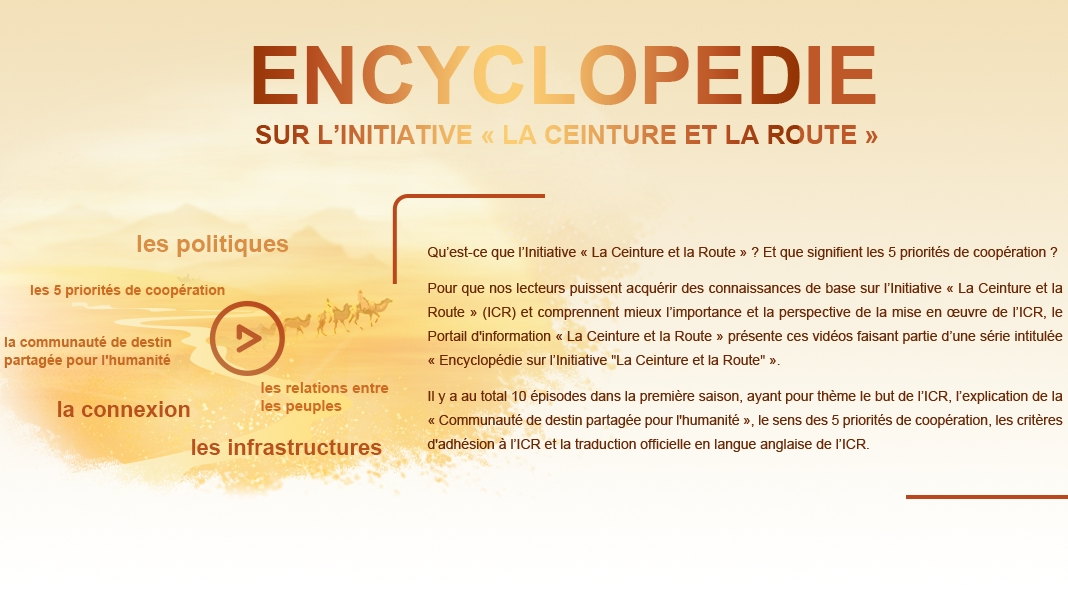 Encyclopédie sur l'initiative "la Ceinture et la Route"