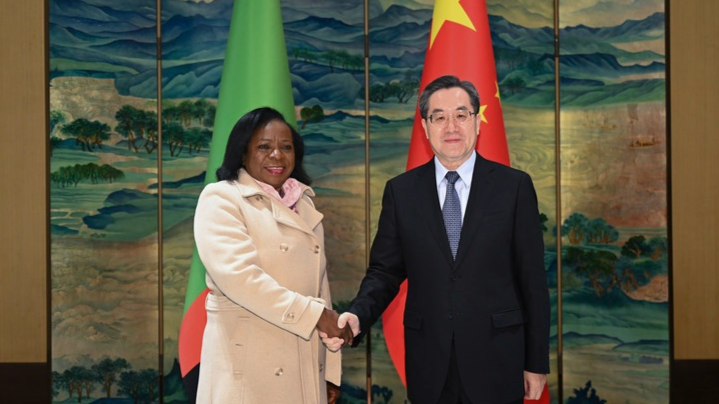 Un vice-PM chinois rencontre la vice-présidente zambienne