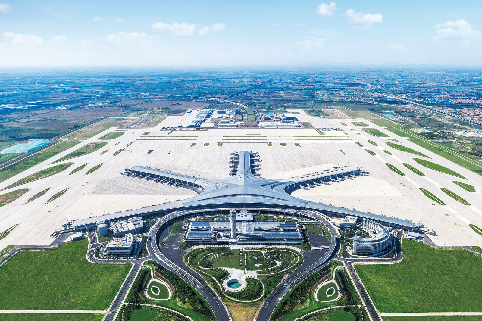 Projet du nouvel aéroport de Qingdao
